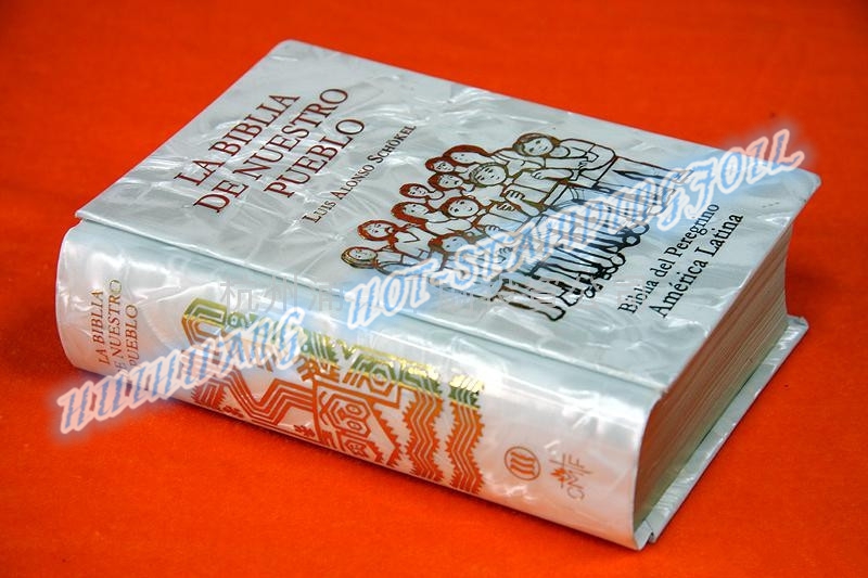 Holo hot stamping foil for Book Cover